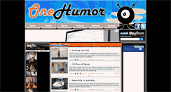 Desktop Screenshot of onehumor.com